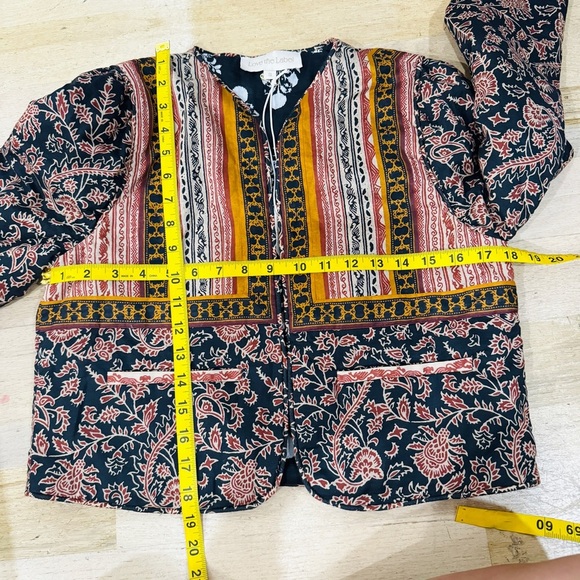 Love the Label Floral Cotton Jacket NWT - Picture 9 of 13